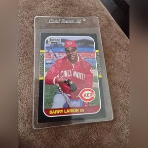 Don Russ 1987 Barry Larkin Card#492
